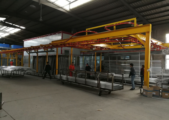 40m*13m*6m Workshop Electrostatic Powder Coating Line Metal Powder Coating Machine